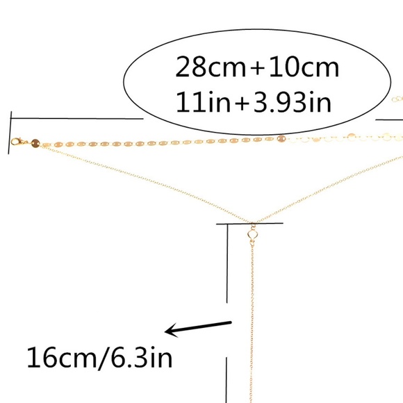 ARIA | Dainty Boho Silver Layered Choker Necklace - Picture 4 of 4